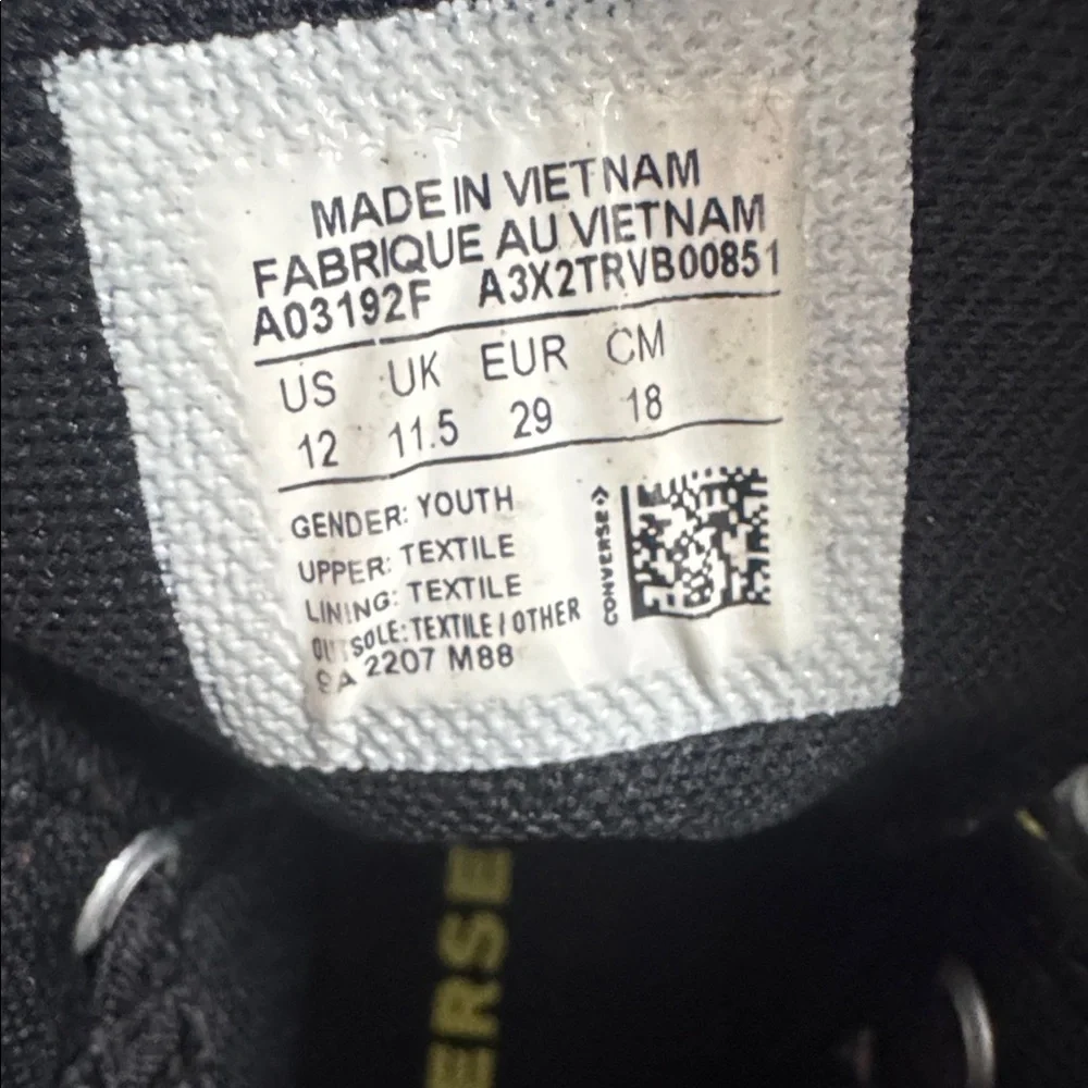 Converse Black High-Top Sneakers